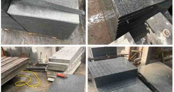 哈尔滨 芝麻黑地铺石材