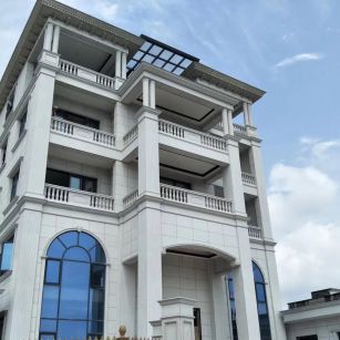 哈尔滨芝麻白别墅干挂效果展示