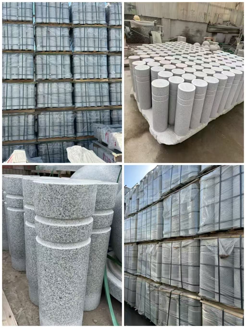 哈尔滨 芝麻白花岗岩挡车柱、隔离柱多少钱