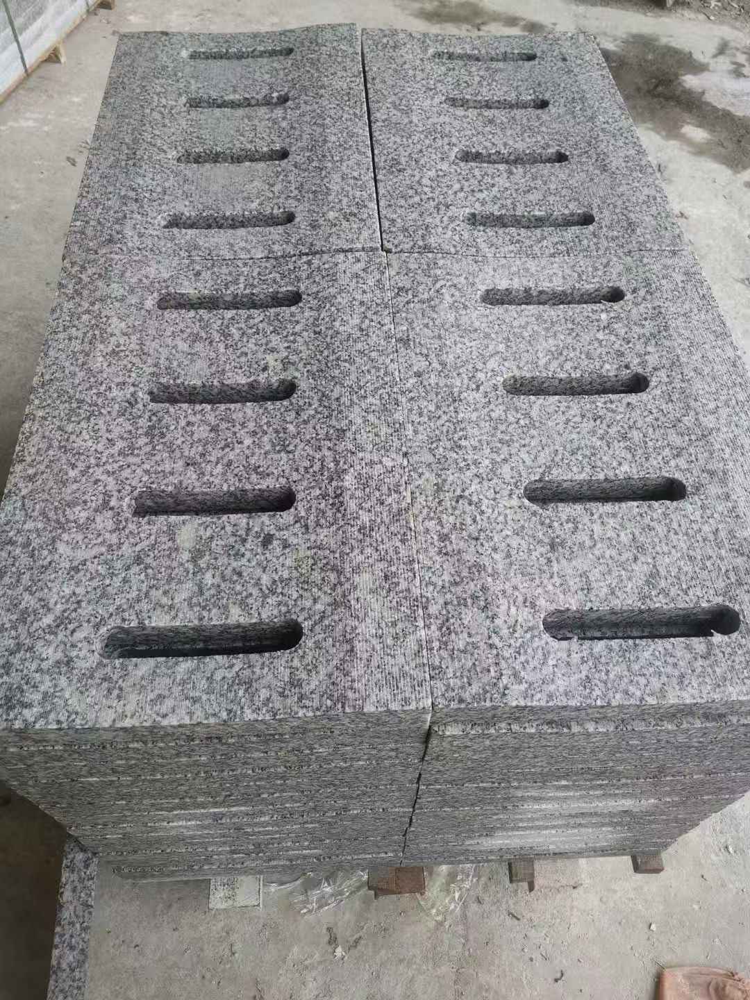 哈尔滨 花岗岩石材下水沟盖板，下水槽