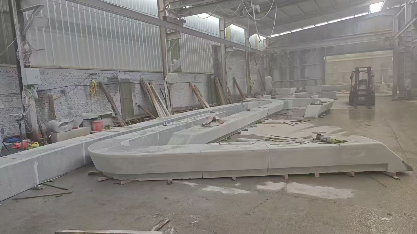 哈尔滨 花岗岩整石坐凳拼装